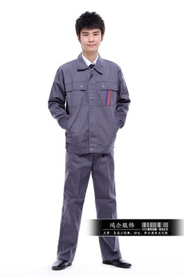 【工作服 套裝 男 工廠工程服制服 勞保服裝汽車維修工作服】價格,廠家,圖片,制服、工作服,廣州鴻企服飾-